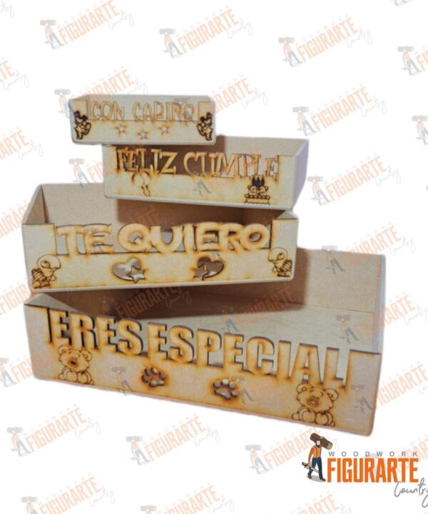Bandeja Frase MDF