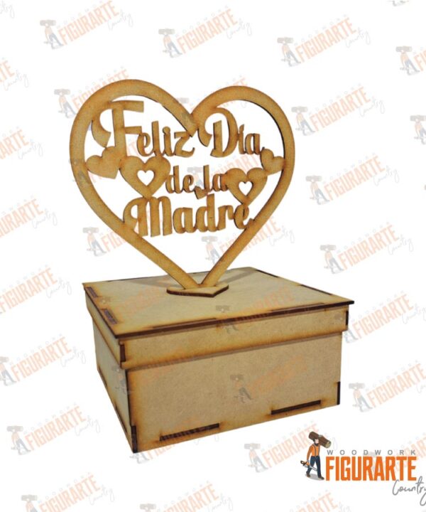 Caja Plana Corazón