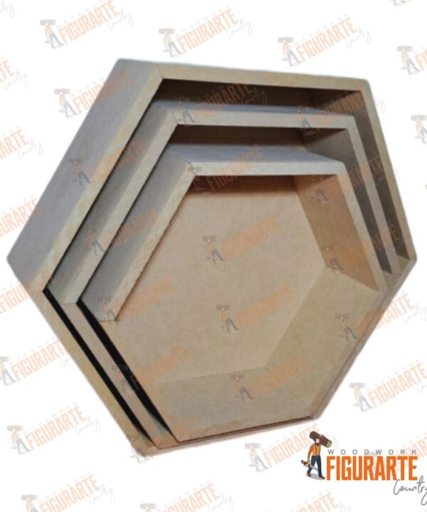 Alternative view of Hexágono MDF