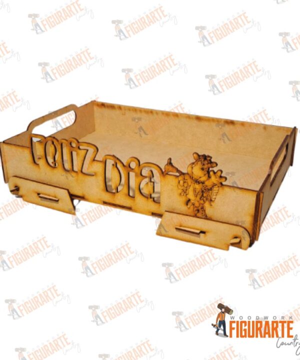 Alternative view of Bandeja Láser Pata Plegable