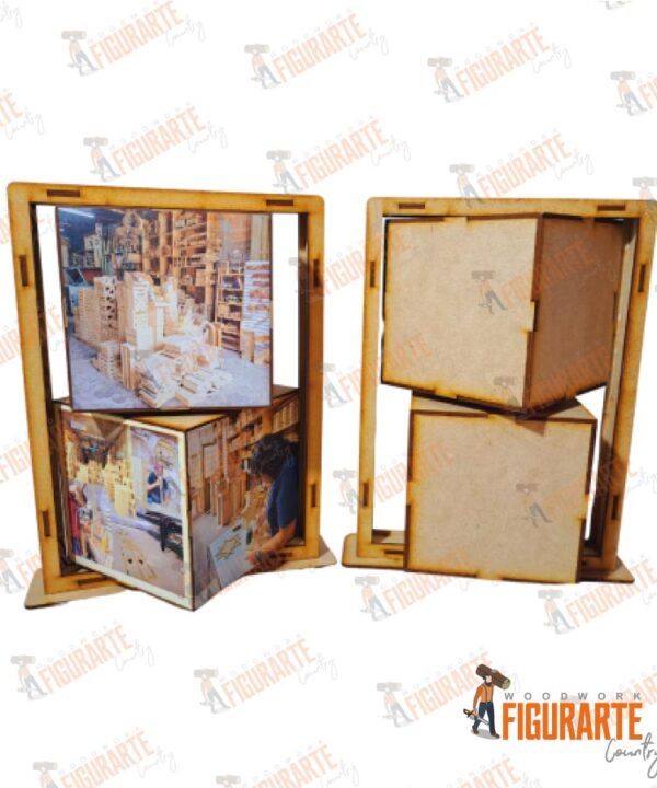 Porta Retrato Cubo Para Fotos