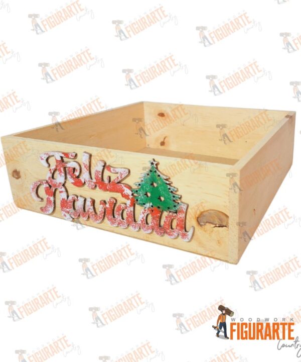 Guacal Aplique Navideño